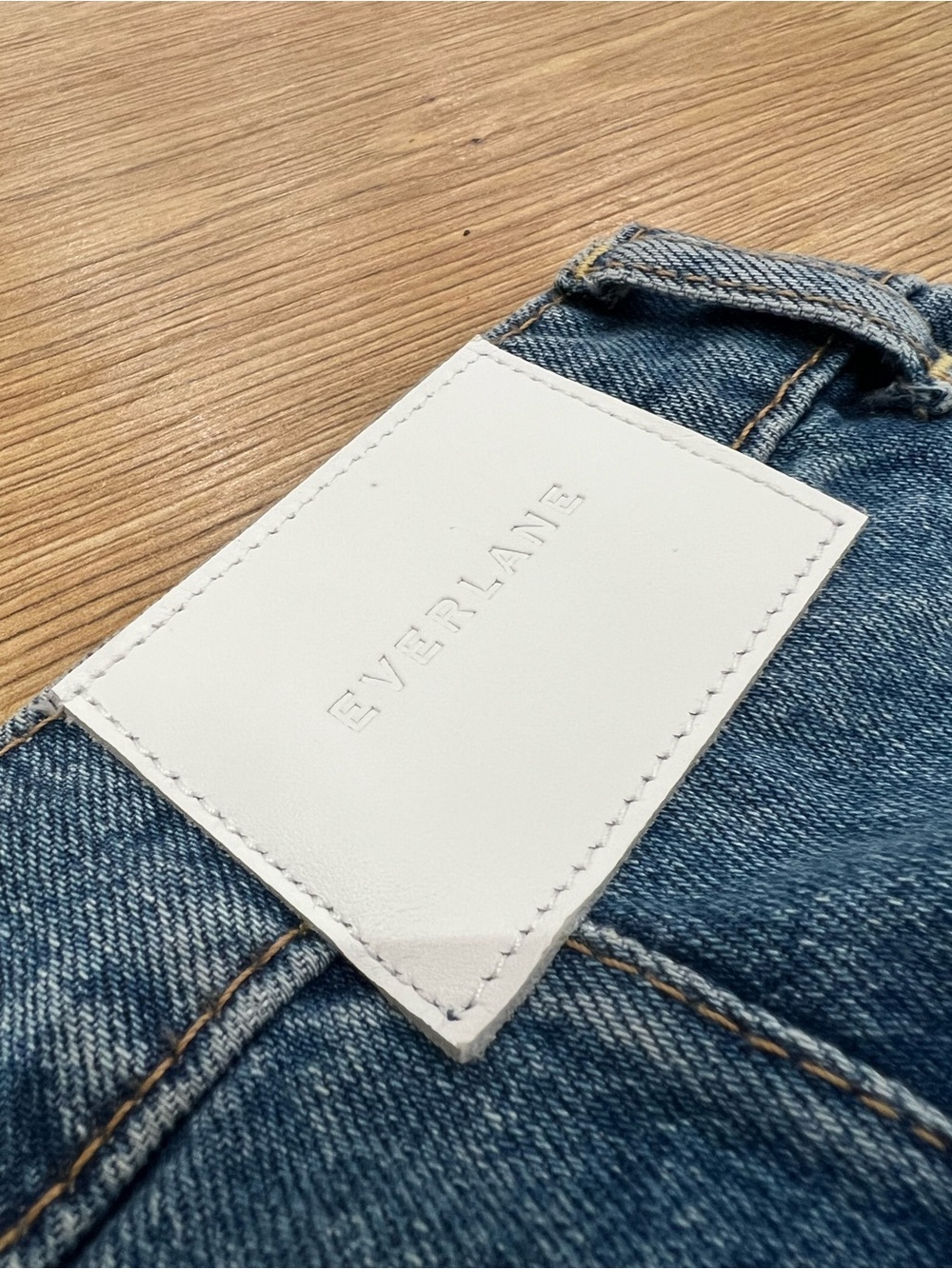Everlane The Wide Leg Crop Blue Jeans Ankle Size 29 Women NWT - Picture 9 of 10